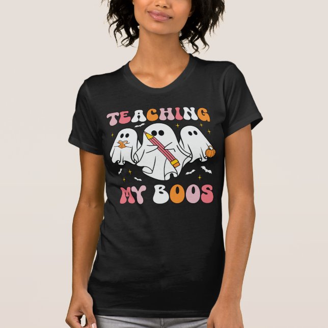 Undervisning i min Boos Halloween T Shirt (Framsida)