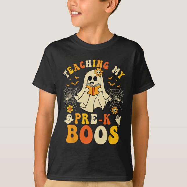Undervisning i min förk Boos Crew-lärare Halloween T Shirt (Framsida)
