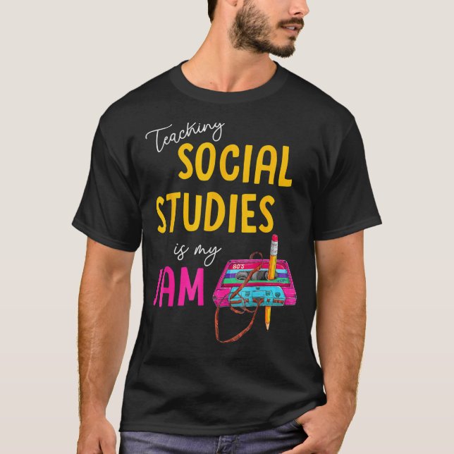 Undervisning i Social är min Sylt Back to school t Shirt (Framsida)