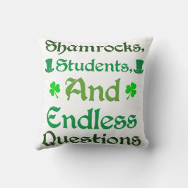 Undervisning i Tur St. Patrick Day Edition Kudde