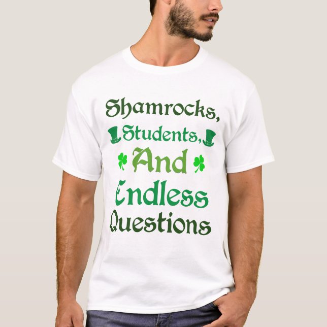 Undervisning i Tur St. Patrick Day Edition T Shirt (Framsida)