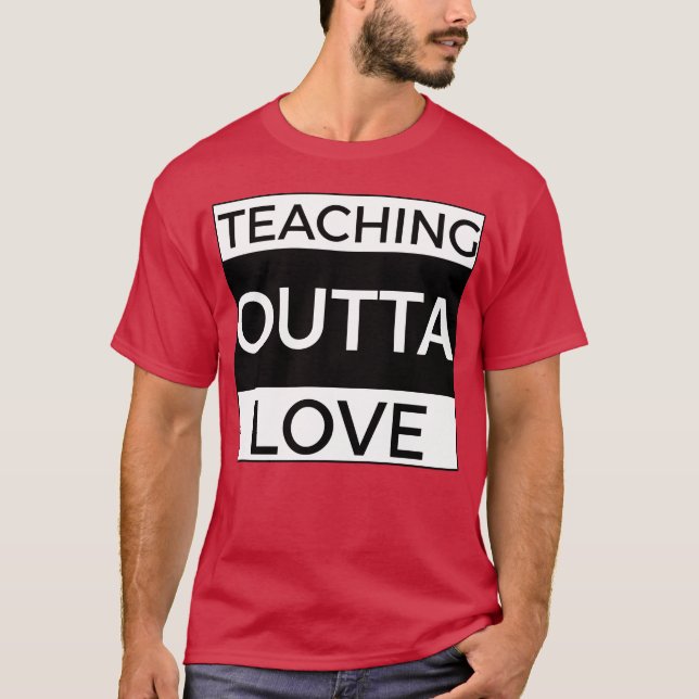 Undervisning Utanför Kärlek tjej T Shirt (Framsida)
