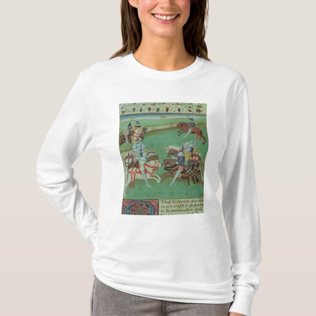 Undervisningriddare som Joust Tee (Framsida)
