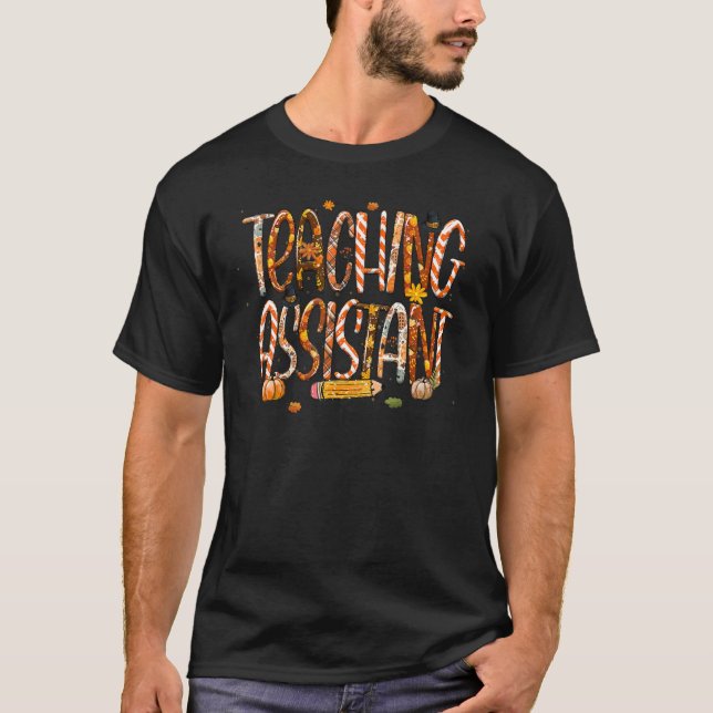 Undervisningsassistent Leopard Pilgrim Hatt Höst T Shirt (Framsida)