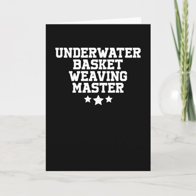 Underwater Basket Weave Master Kort (Framsida)