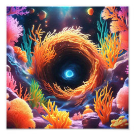 Underwater Coral Vortex Fototryck