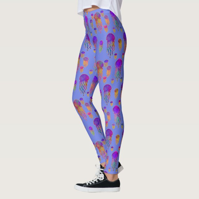 Underwater Dancing Rainbows Skylight Leggings (Vänster)
