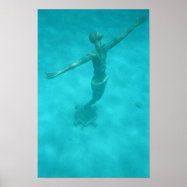 Underwater Kristus Poster (Framsidan)