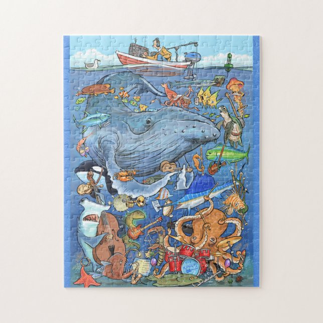 Underwater Music Puzzle Pussel (Vertikal)
