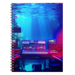 Underwater Music Studio Anteckningsbok