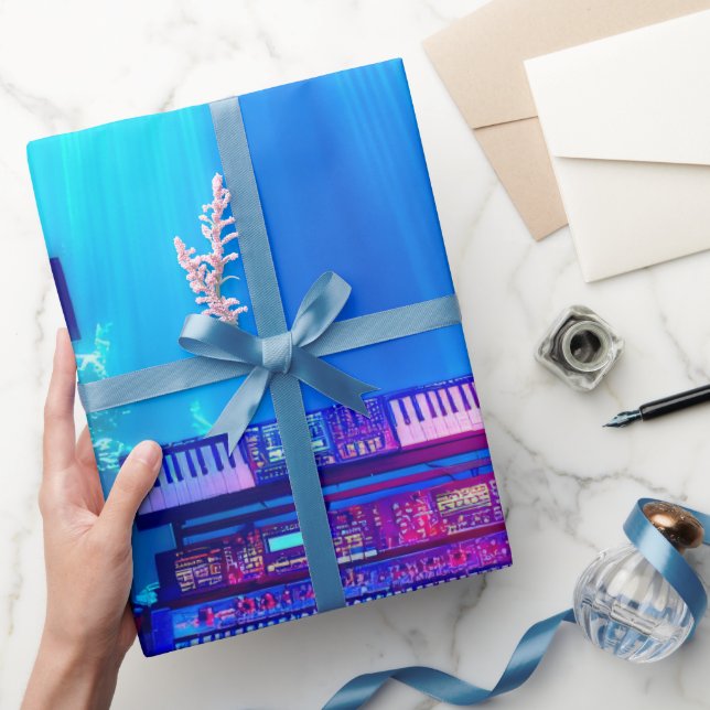 Underwater Music Studio Presentpapper (Gifting)