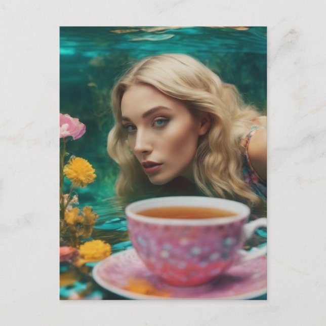 Underwater Tea Vykort (Framsida)