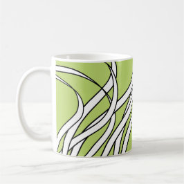 Underwater  Wave lime green Kaffemugg