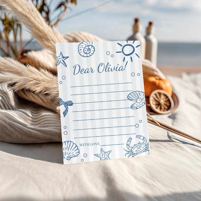 Underwater World Birthday Time Capsule Inbjudningar (Skapare uppladdad)