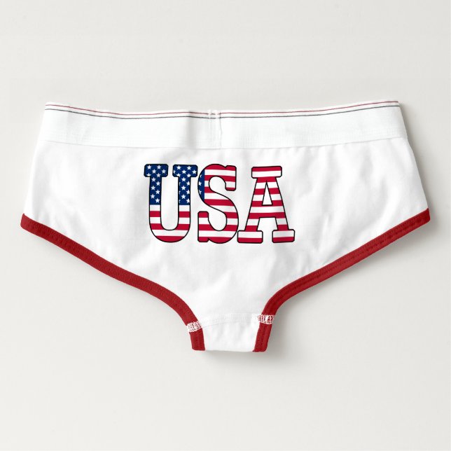 Underwear Panties för amerikanska Flagga Brief (Baksida)