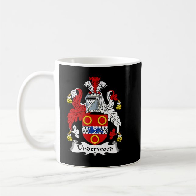 Underwood Jackar Arm Family Crest Kaffemugg (Vänster)