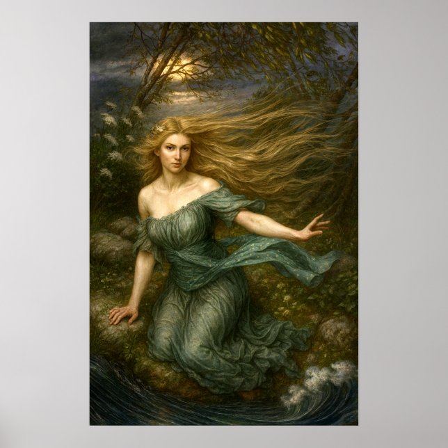 Undine i månsken poster (Framsidan)