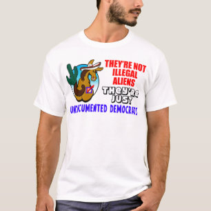 Undocumented demokrater tee shirt