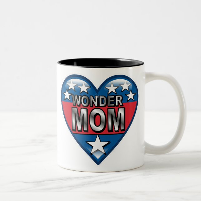 Undra mamma Två-Tonad mugg (Höger)