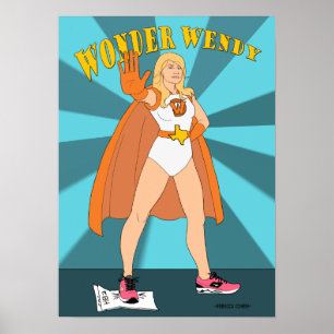 Undra Wendy! Tribute till Wendy Davis Poster