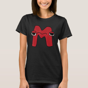 Undrar Brev M Alphabet Lore T Shirt
