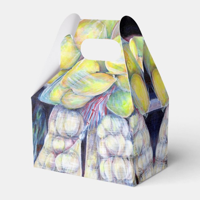 Undrarna på Blöt Markets i Singapore Presentaskar (Framsidan Sidan)