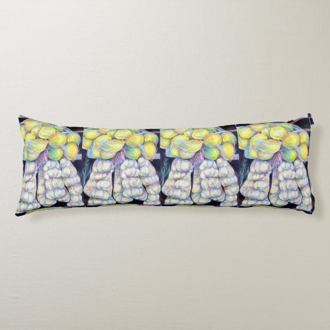 Undrarna på Blöt Markets, Singapore Kroppskudde (Framsidan)