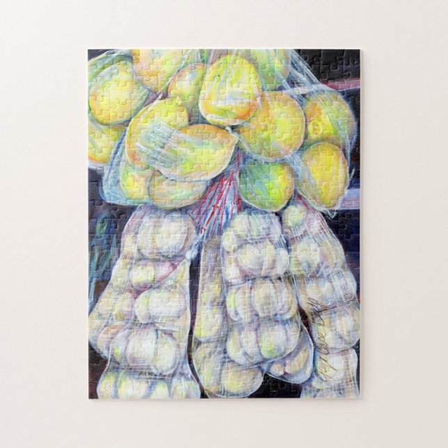 Undrarna på Blöt Markets, Singapore Pussel (Vertikal)