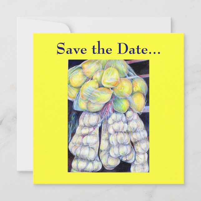 Undrarna på Blöt Markets, Singapore Spara Datumet (Framsida)