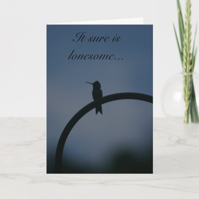 Undre Hummingbird-kort Kort (Framsida)