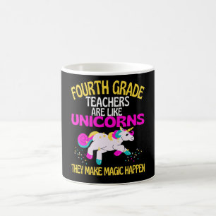 Undre Klass Unicorn-läraren är magisk, lärare Kaffemugg