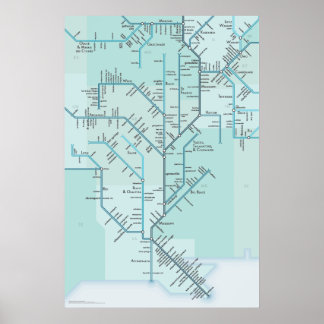 Undre Mississippi 20 tum x 30 tum Poster