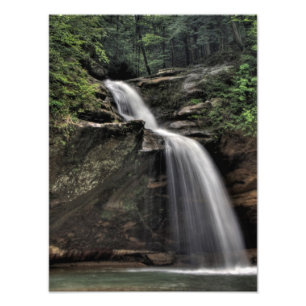 Undre murar, gamlmans grotta, hocking Backe, Ohio Fototryck