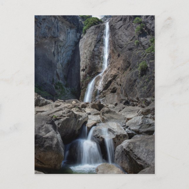Undre Yosemite Falls Vykort (Framsida)