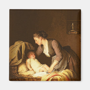 Undressing av babyen, 1880 magnet