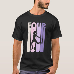 Unds 4 års fotboll för fotboll för herrar, 4e föde t shirt
