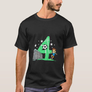 Unds 4e födelsedagen, fotboll 4 år gammal fotboll t shirt