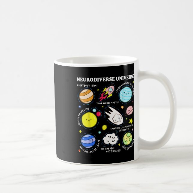 Unds Autism Awareness Neurodiversity Universe Neur Kaffemugg (Höger)