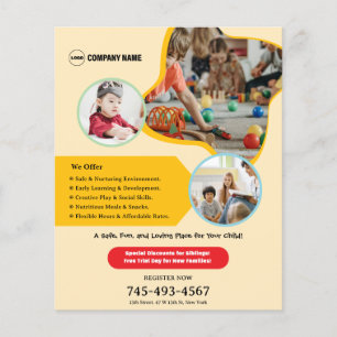 Unds Daycare Anpassningsbar Flyer