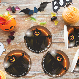 Unds Fågelskrämma Mash Halloween fest Underlägg Papper Rund