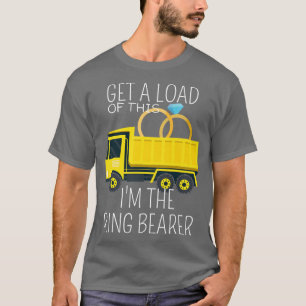 Unds Junior Bröllopsfest Lastbil Kids Ring Bearer T Shirt