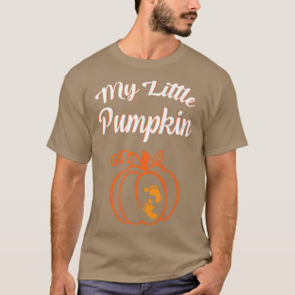 Unds min lilla Pumpkin Little Feet Halloween fest T Shirt