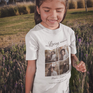 Unds Modern 4 fotokollage Funeral T-Shirt