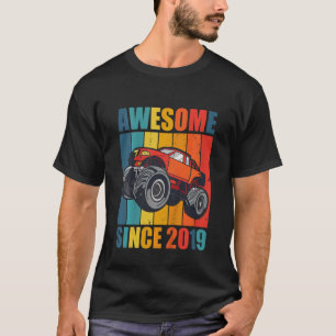 Unds Monster Lastbil 3:e födelsedagspojken Fantast T Shirt