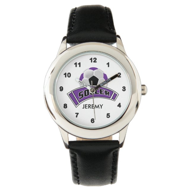 Unds Personlig Lila Oceaner Armbandsur (Framsida)