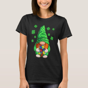 Unds St patricks day Autism Awareness Gnomes Boy T Shirt