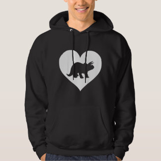 Unds Triceratops Älskare Girls Boys Youth Hoodie