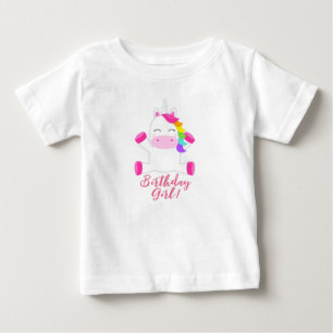Unds Unicorn Guld Ögon Horn T-Shirt Birthday