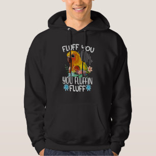 Undulat Färgglad Söt Fågel Meme Papegoja Mamma P Hoodie