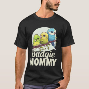 Undulat Mor Undulat Parakit Fågel 3 T Shirt